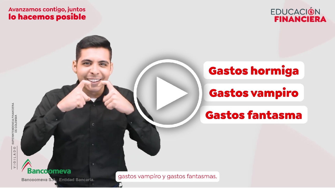 Gastos hormiga, gastos vampiros y gastos fantasmas