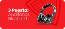 3 Puesto: Audifonos Bluetooth