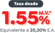 Tasa Compra de cartera con tarjeta de crédito