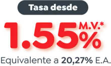 Tasa compra de cartera