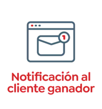 Notificación al cliente ganador