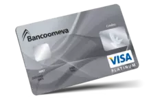 Tarjeta Crédito Bancoomeva Visa Platinum (Plata/Gris)
