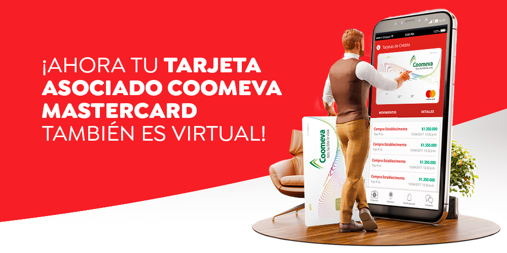 ¡Ahora tu Tarjeta Coomeva Mastercard también es virtual! ¡Ahora tu Tarjeta Coomeva Mastercard también es virtual!