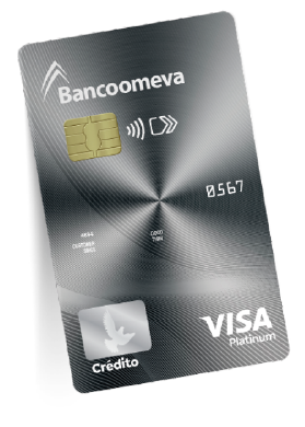 Nueva Tarjeta Crédito Bancoomeva Visa Platinum (Plata/Gris) Nueva Tarjeta Crédito Bancoomeva Visa Platinum (Plata/Gris)