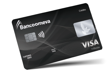 Tarjeta Crédito Bancoomeva Visa Infinite (Negra) Tarjeta Crédito Bancoomeva Visa Infinite (Negra)