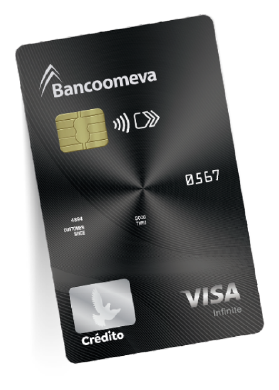 Nueva Tarjeta Crédito Bancoomeva Visa Infinite (Negra) Nueva Tarjeta Crédito Bancoomeva Visa Infinite (Negra)