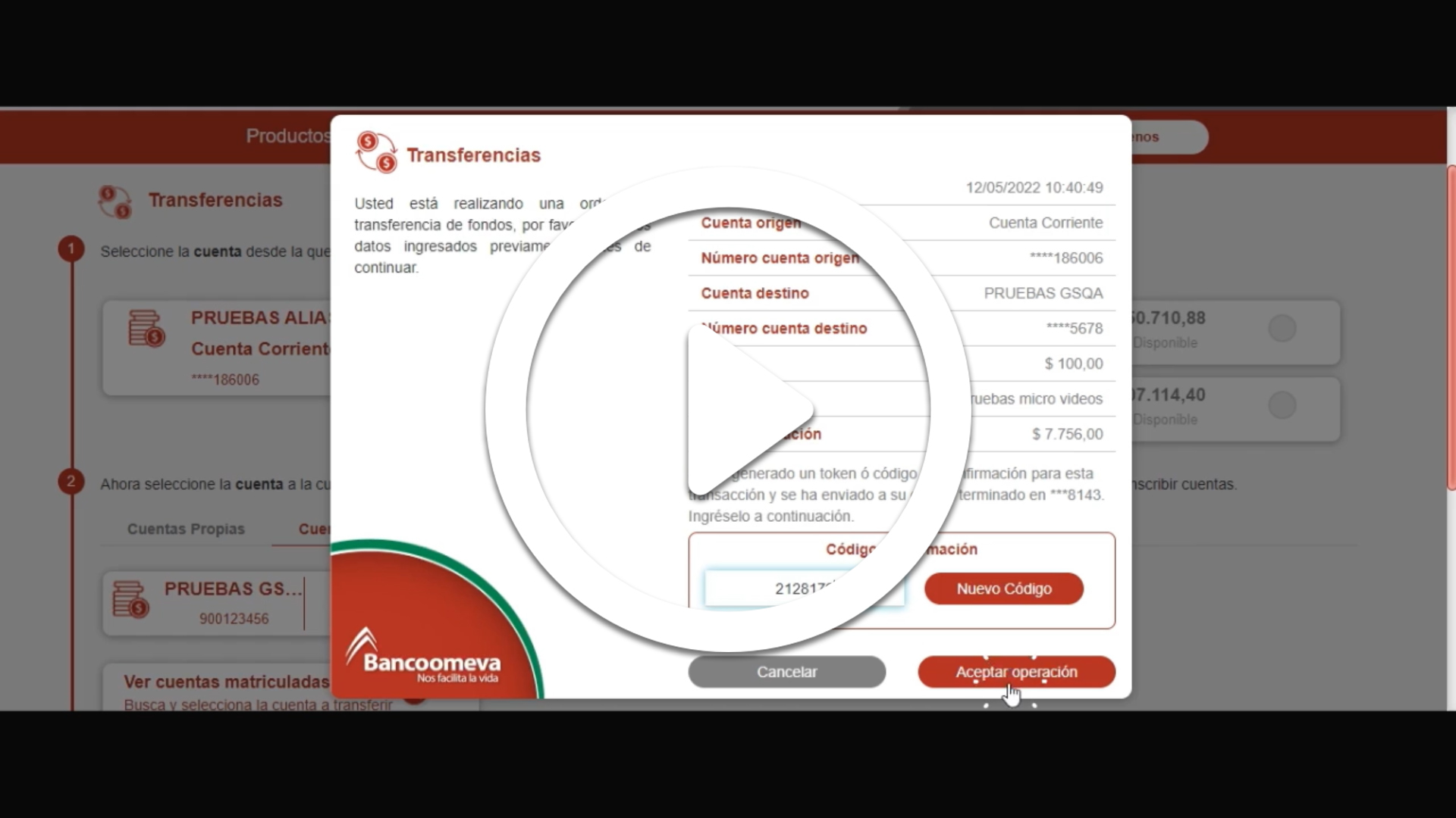 Aprenda cómo realizar transferencias a través de nuestra Oficina Virtual Empresarial